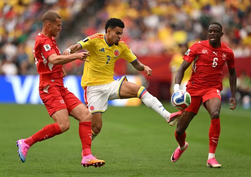 Thụy Sĩ vs Colombia (03:00 - 08/07)